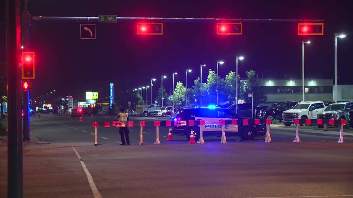 ASIRT said a man was carrying an imitation Glock air pistol when he was shot and killed by Edmonton police near Gateway Boulevard and 56 Avenue on Tuesday, July 27, 2021.