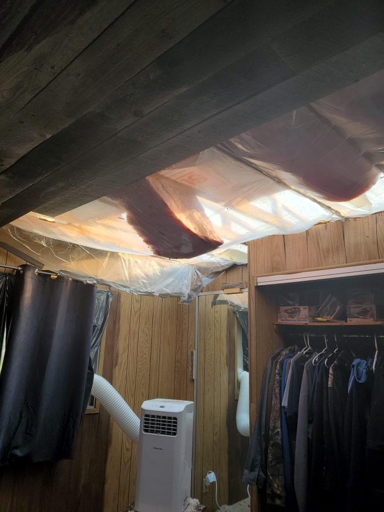 A couple living near Cromer, Man., are picking up the pieces after a volatile Saturday night storm peeled part of the roof off their home and caused other destruction.