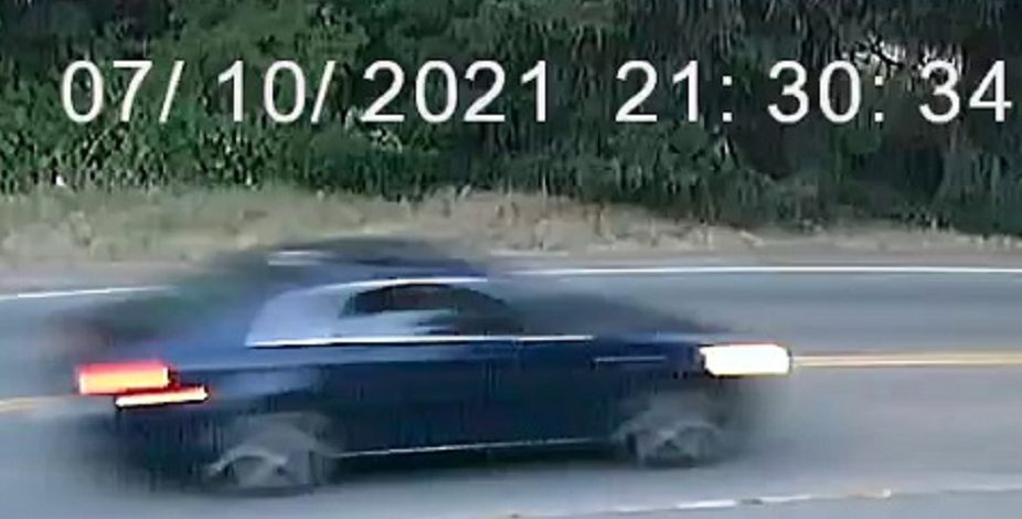 RCMP released a blurry image of a suspect vehicle related an assault in Nanaimo.