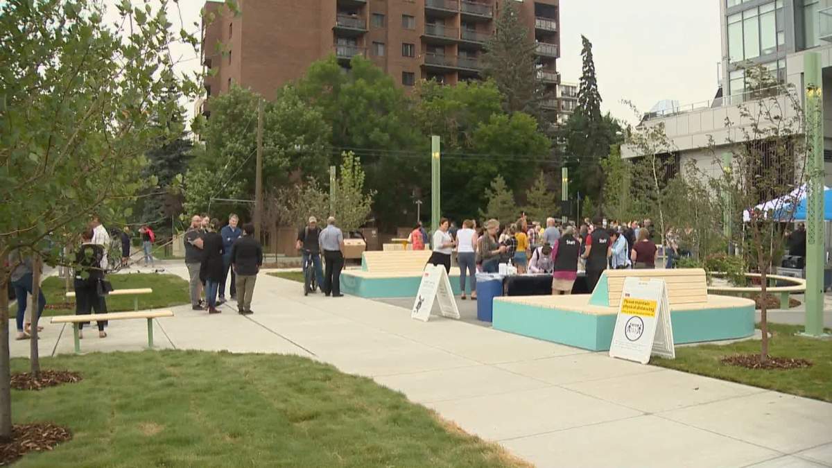 Lois Szabo Commons, a new park in the Beltline, officially opened July 21, 2021.
