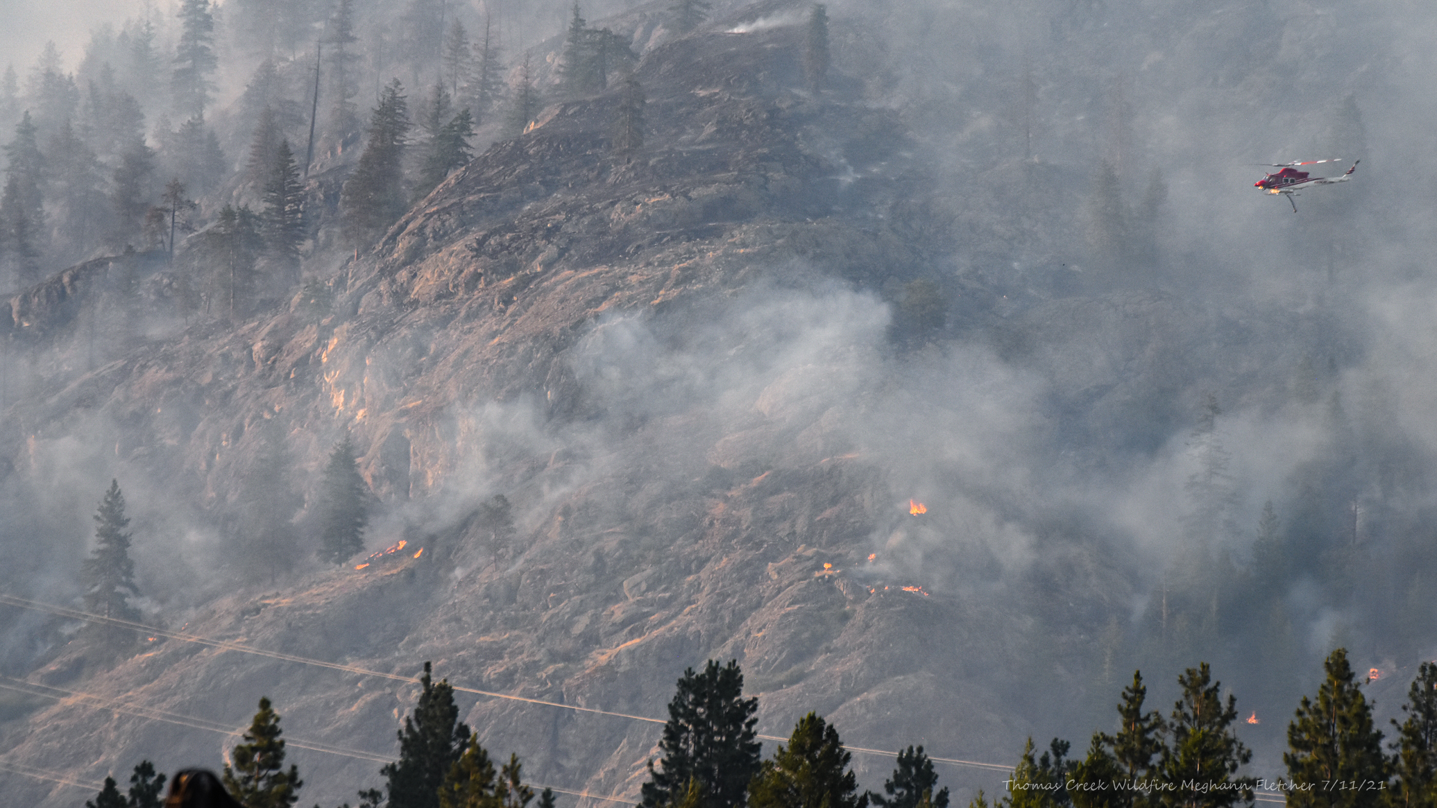 450-hectare Wildfire Burning Near Okanagan Falls; Evacuation Order ...