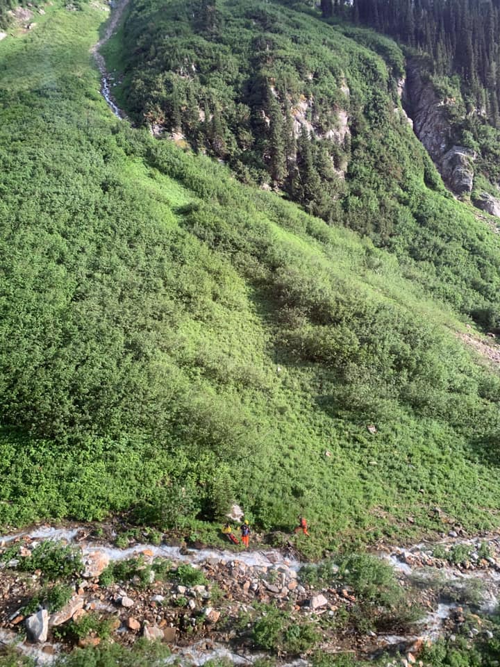 Vernon Search and Rescue says the injured hiker was five hours away but was prepared by having a satellite communication device.