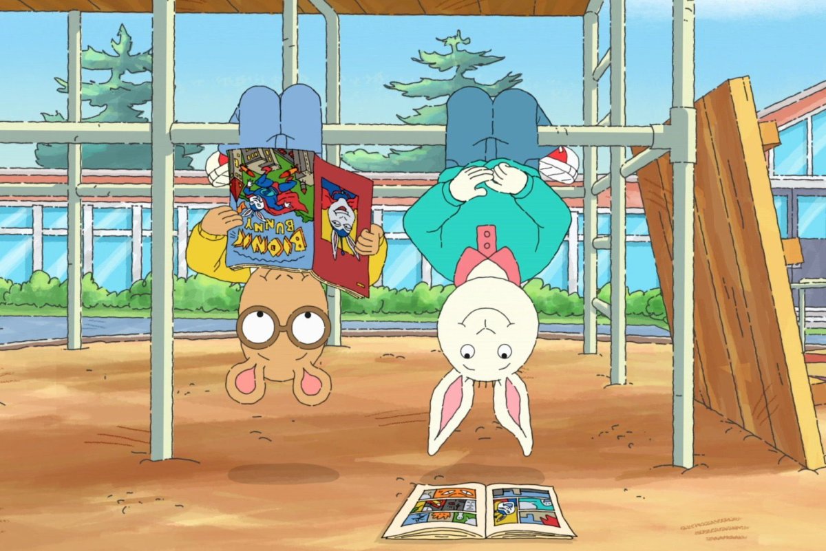 Arthur and Buster are shown in this scene from 'Arthur.'.