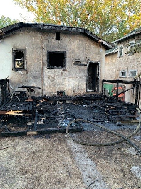 The cause and origin of the fire and a damage estimate is not yet available.