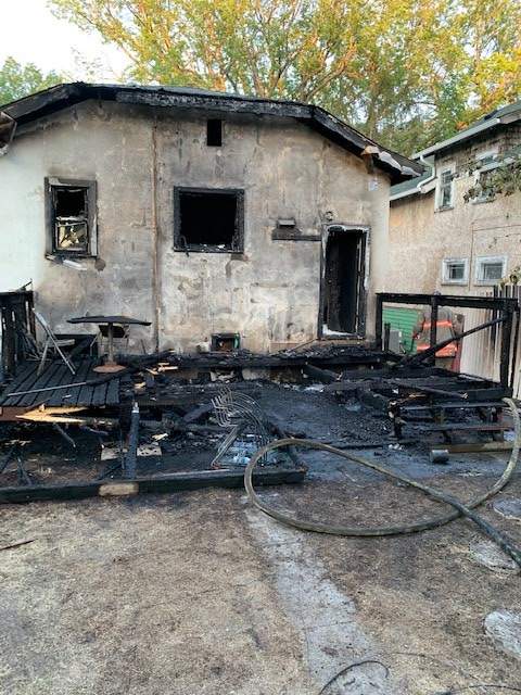 The cause and origin of the fire and a damage estimate is not yet available.