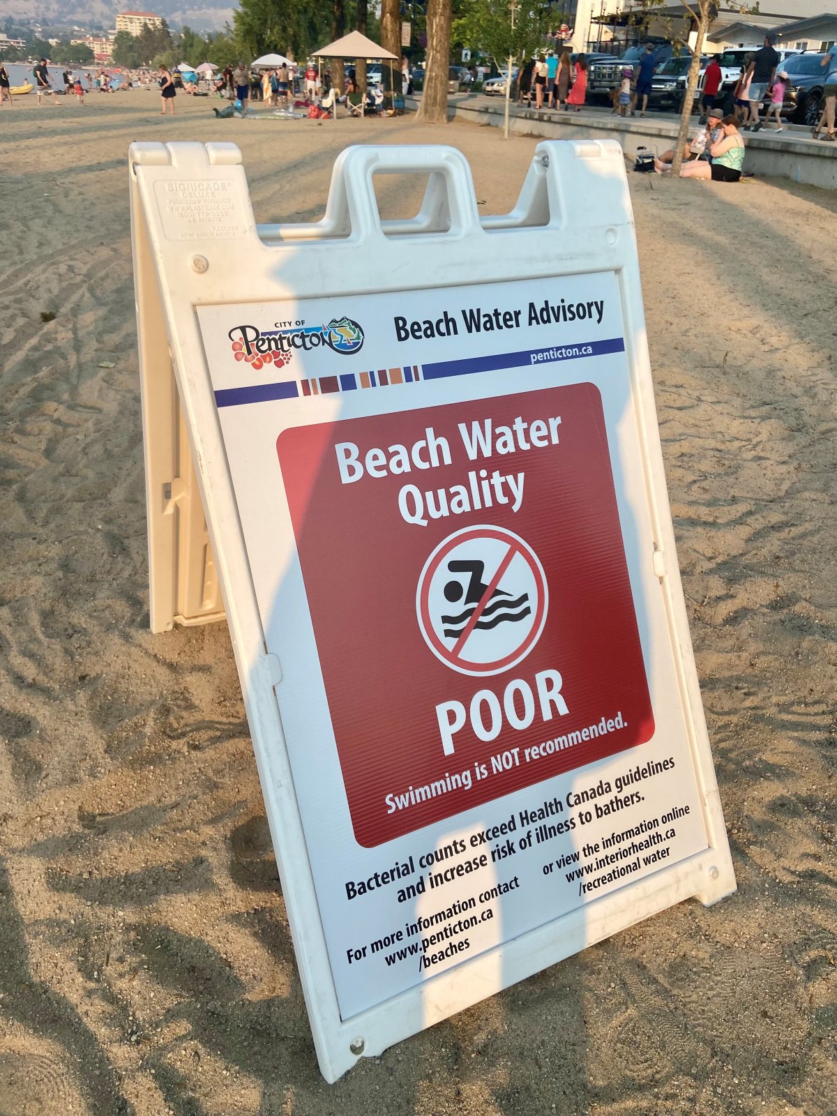 The water advisory posted for Okanagan Beach between the SS Sicamous and the Peach on July 2 has been lifted.