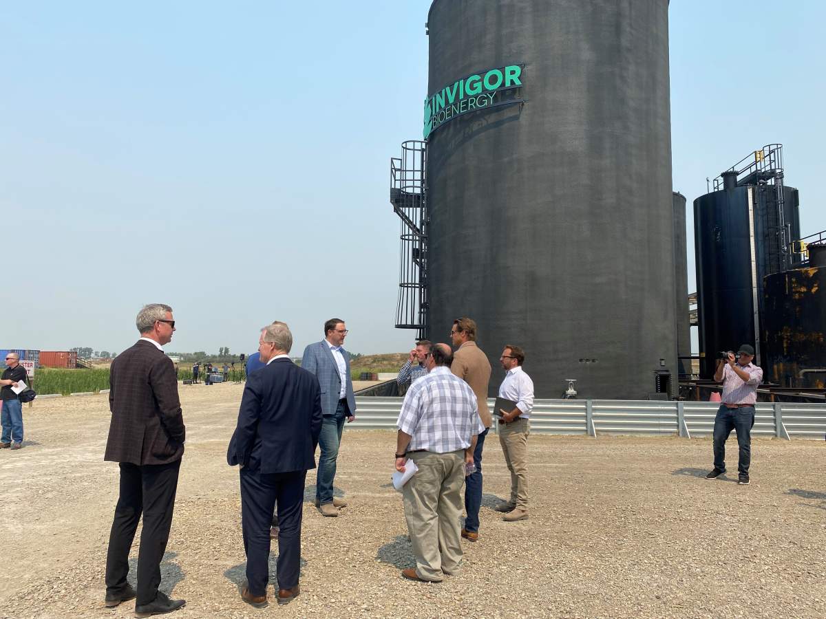 The biofuel facility near the Lethbridge Airport on Tuesday, July 27, 2021.
