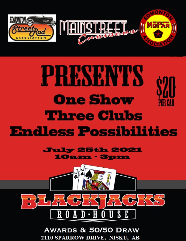 Blackjack’s Roadhouse Tri-Club Car Show - image