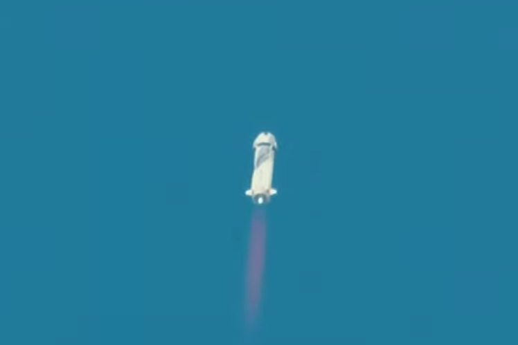 Jeff Bezos blasted for 'phallic' rocket flight into space on Blue Origin -  National 