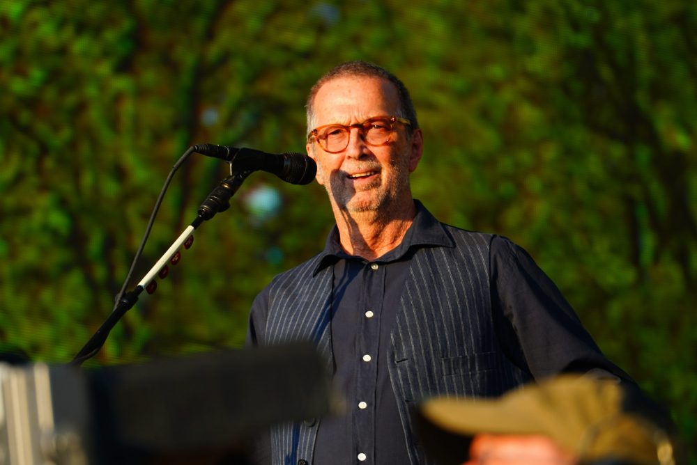 Eric Clapton performs live on the Great Oak stage at the 2018 British Summer Time Festival in Hyde Park in London.
