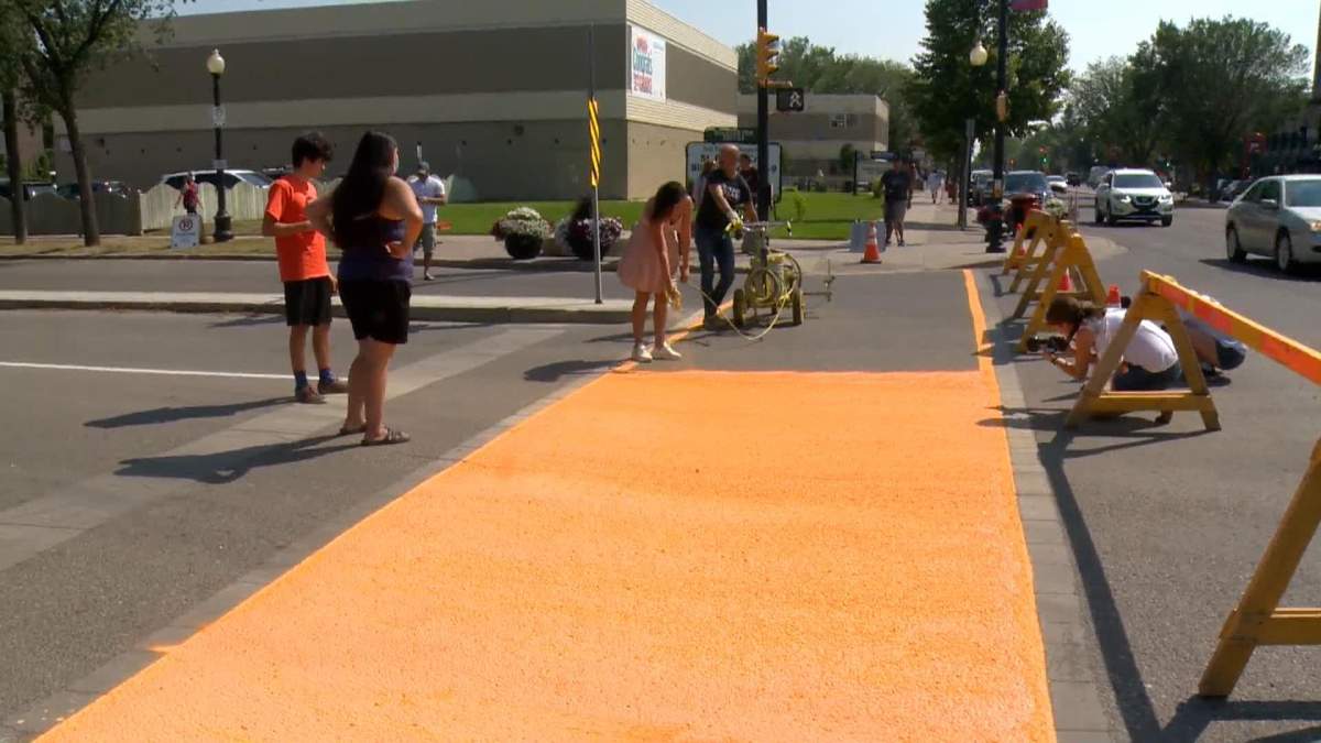 Chokecherry Studios says its recent art project is in response to the recent discoveries of unmarked graves at former residential school sites across the country. 