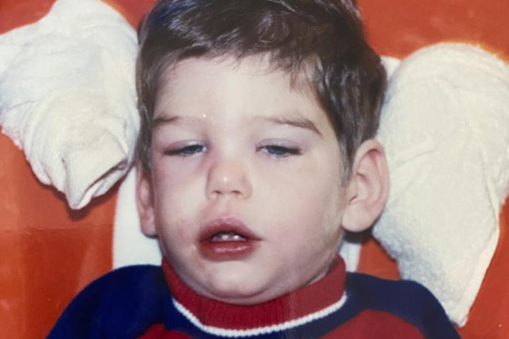 In this undated photo released by the Broward State Attorney's Office, Benjamin Dowling is seen as a toddler after he suffered a 1984 brain hemorrhage that prosecutors say was caused by his babysitter, Terry McKirchy, in Florida. 