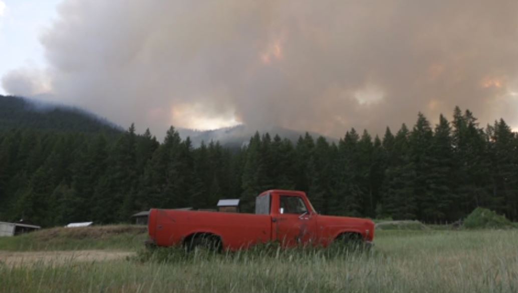 Crews are battling the Embleton Mountain wildfire.