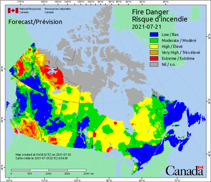 Seth Griffith News: Location Of Fires In Canada Today
