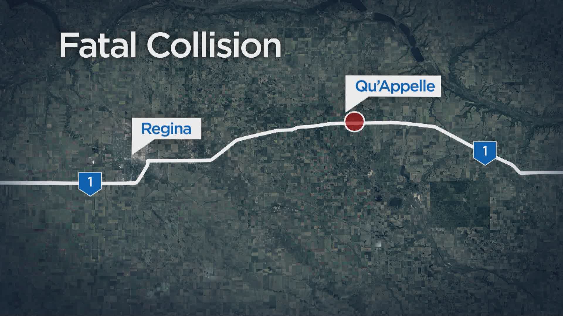 1 Dead After Collision On Hwy 1 Near Qu Appelle Sask Globalnews Ca   Hwy Death Still 