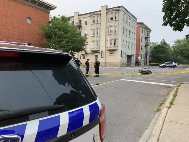 A 38-year-old man has died while riding an e-bike after a crash with a vehicle in Sandy Hill, Ottawa police say. 