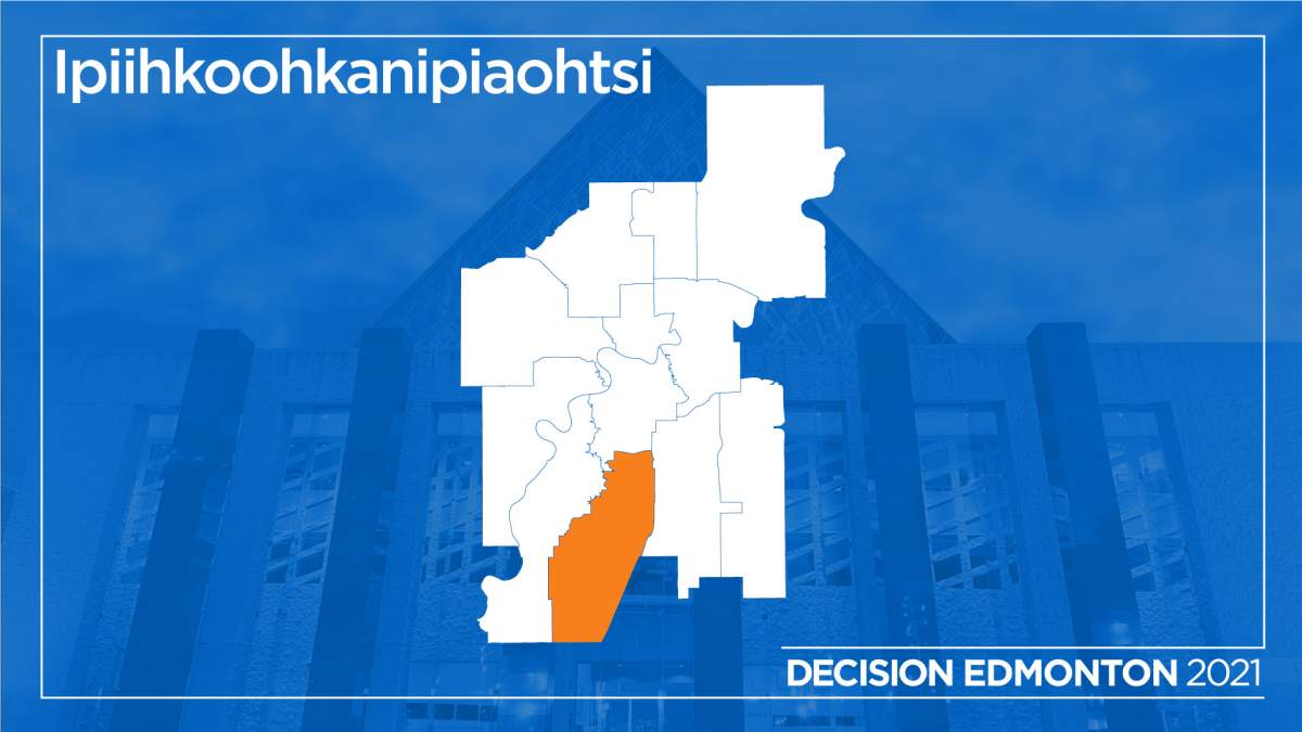 The municipal riding of Ipiihkoohkanipiaohtsi in Edmonton.