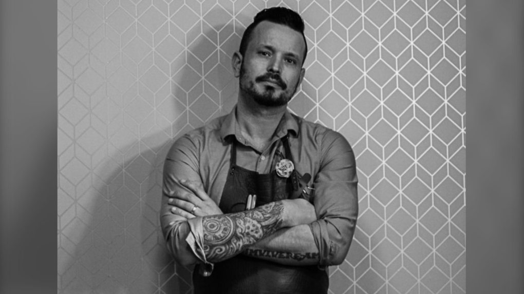 Chef Luc Doucet of the Black Rabbit Restaurant in Moncton is shown in this handout image. Eleven restaurants have been given notice to stop serving raw or undercooked meat. 