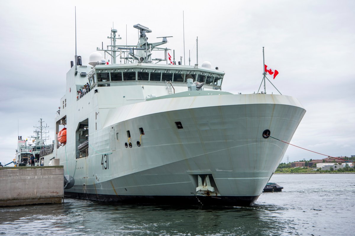 Irving Shipbuilding delivers second Arctic patrol warship to Royal Canadian Navy - image