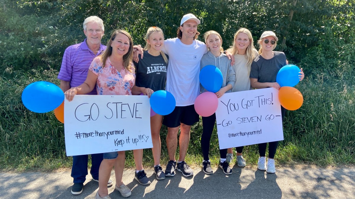 Steven Vos completed an ultramarathon to raise money for mental health July 24, 2021.