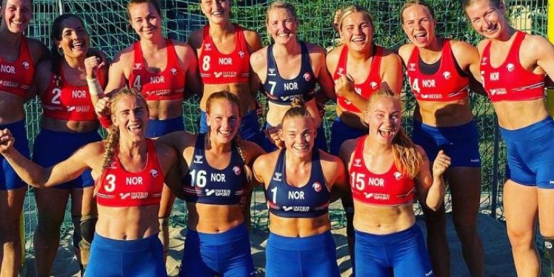 Norway beach handball team fined for wearing shorts, not bikini bottoms