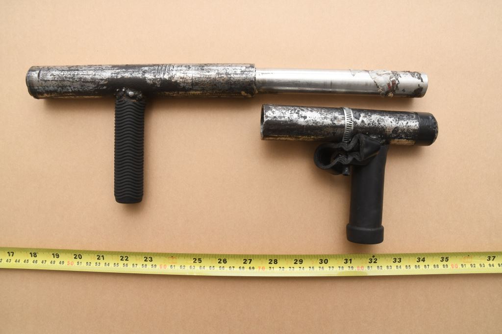An example of an improvised firearm, as seen in this file photo.