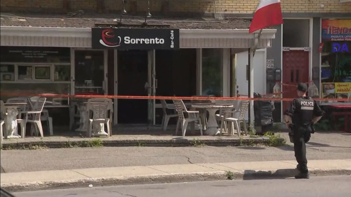 Montreal police are investigating after a daytime shooting in Saint-Leonard on Thursday, July 22, 2021.
