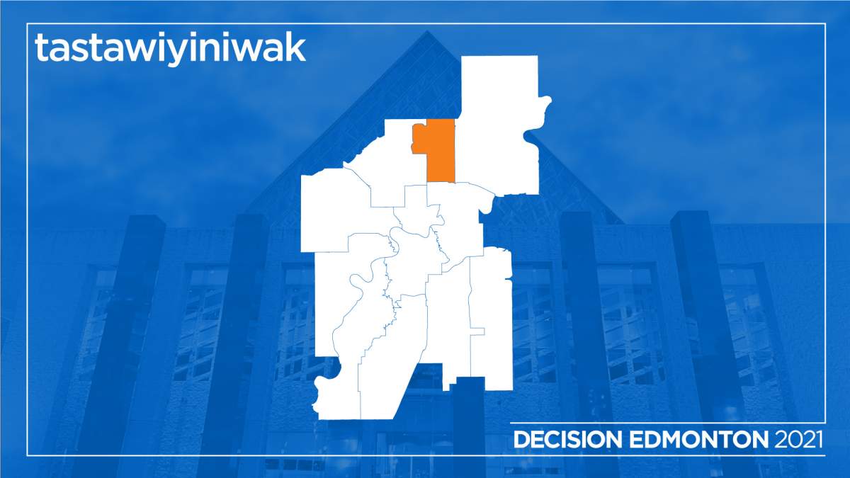 The municipal riding of tastawiyiniwak in Edmonton.