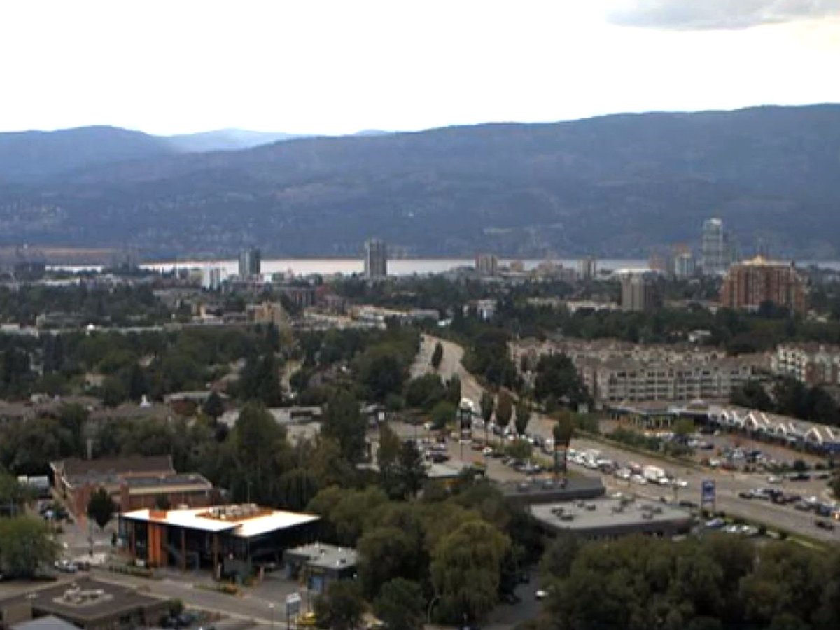 A view of Kelowna on Thursday, Aug. 19, 2021.