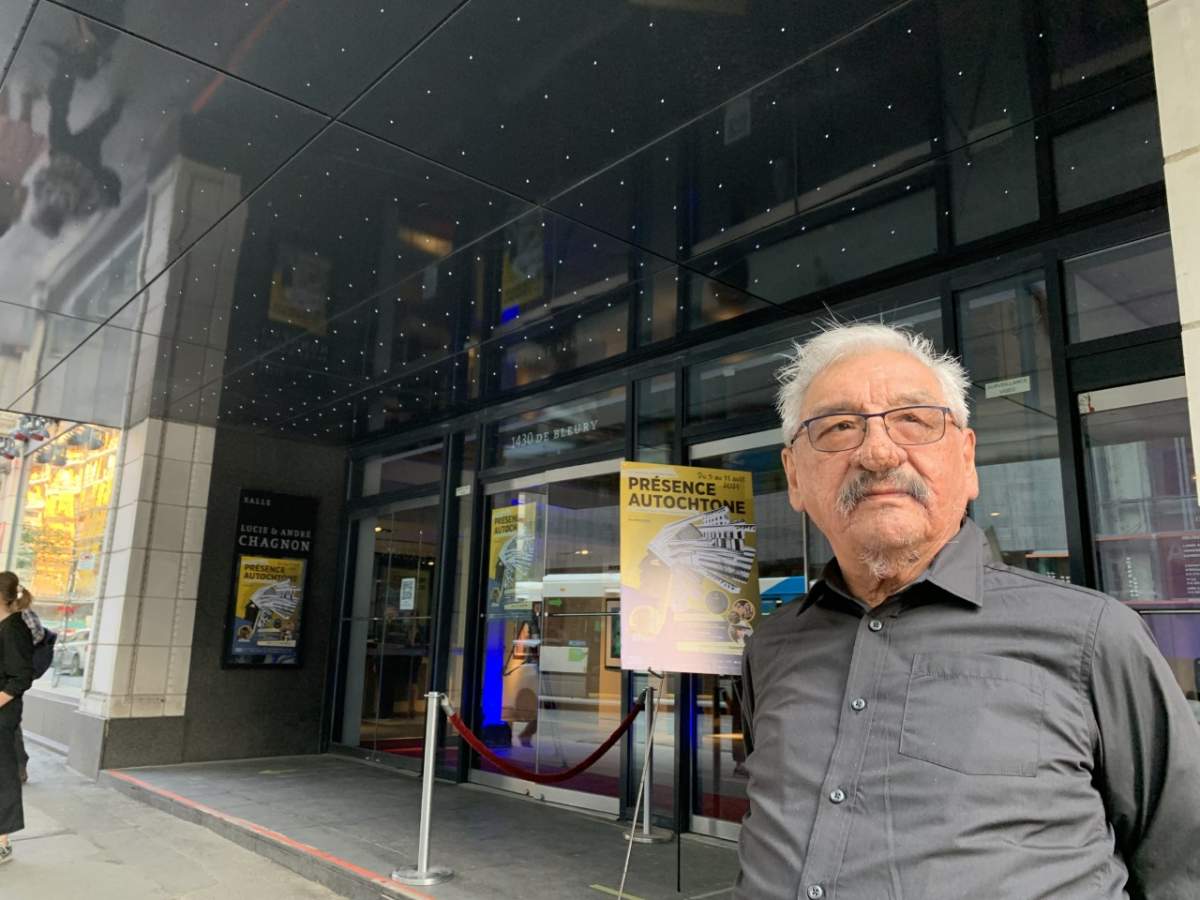 Gavin Baptiste attends the 31st International First People’s Festival for the premiere of Ashes and Embers.