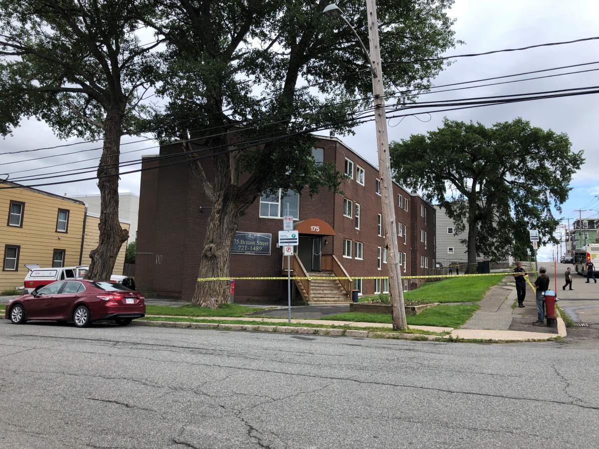 Saint John Fire crews responded to an apartment fire on Britain Street on Aug. 23, 2021. One person was treated for smoke inhalation.