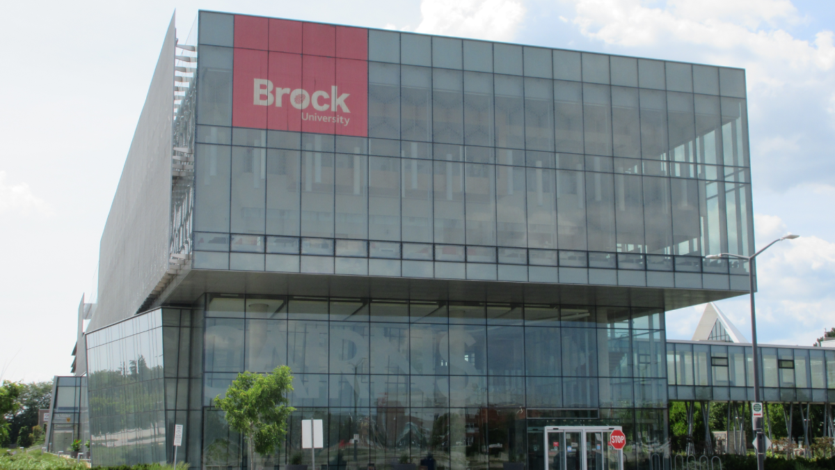 A 2019 picture of the Brock University's main campus in St. Catharines, Ontario.