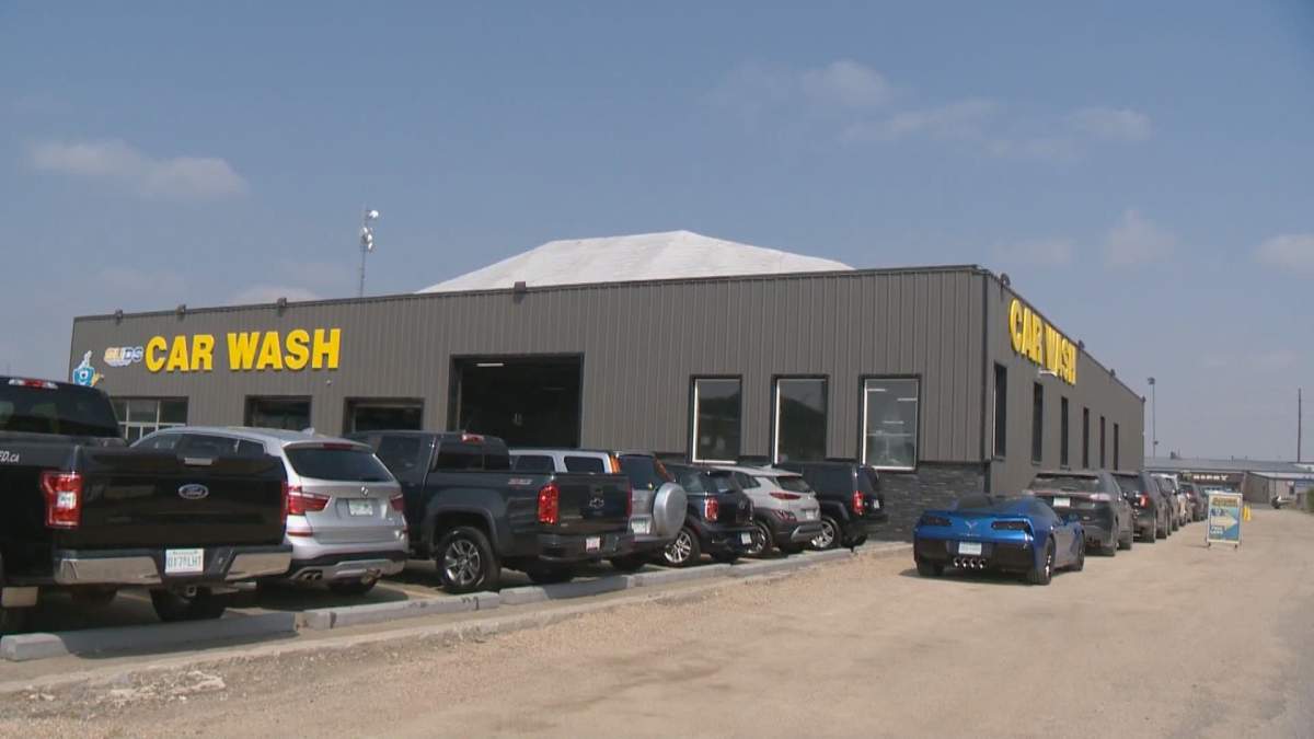 SUDS Regina owner Kirby Kazeil says his carwash has been lined up in recent weeks with drivers looking to rinse the aphid honeydew off their rides.