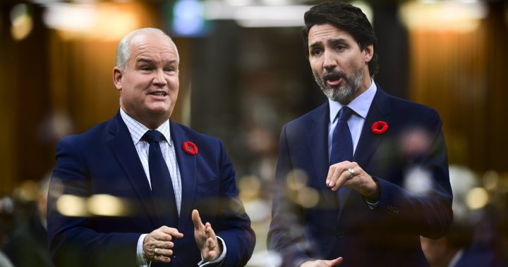 Conservadores pisándole los talones a la decreciente popularidad de Trudeau: encuesta electoral – National