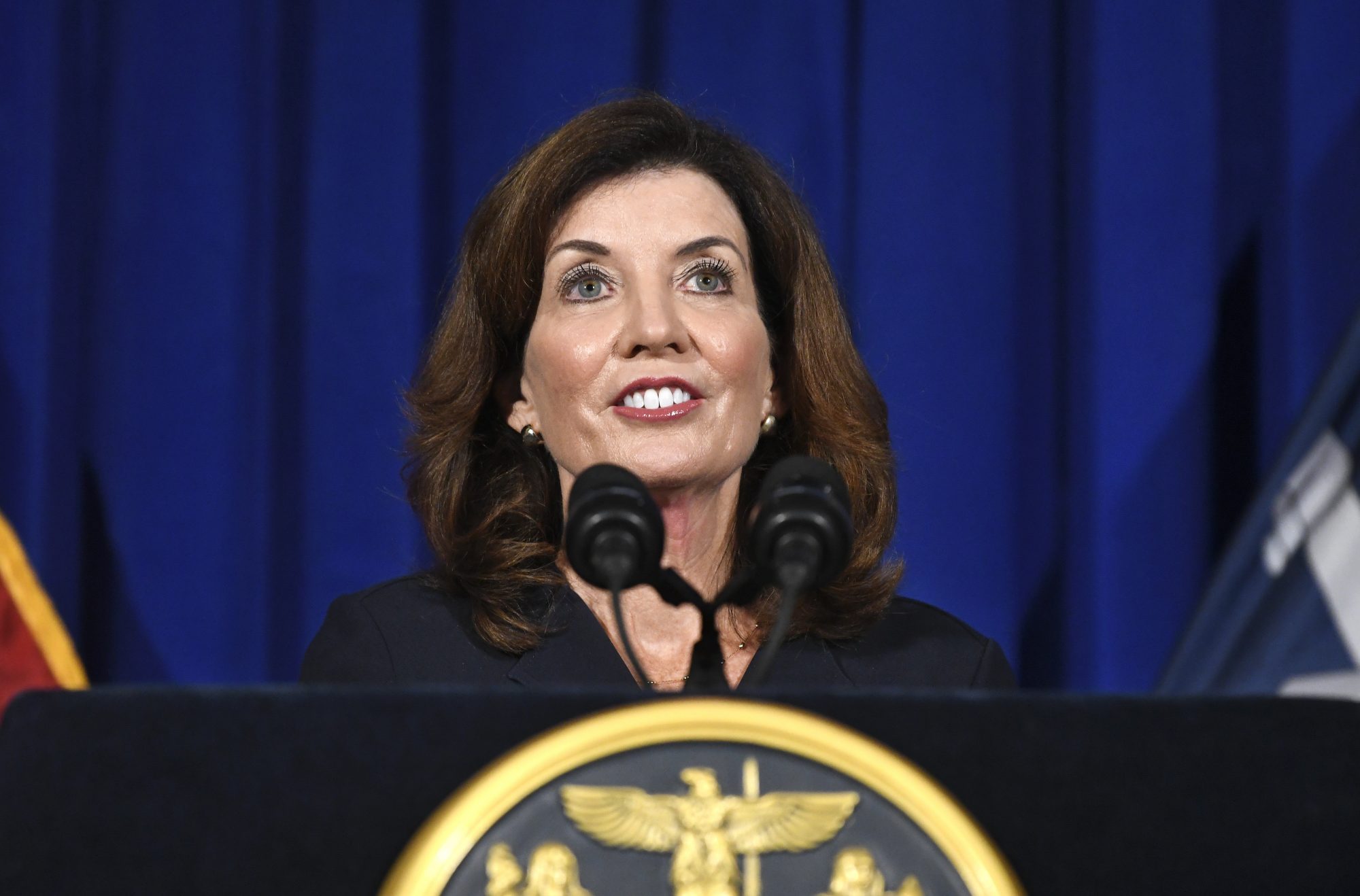 Kathy Hochul sworn in as elected New York governor: ‘Some fights we have to take on’