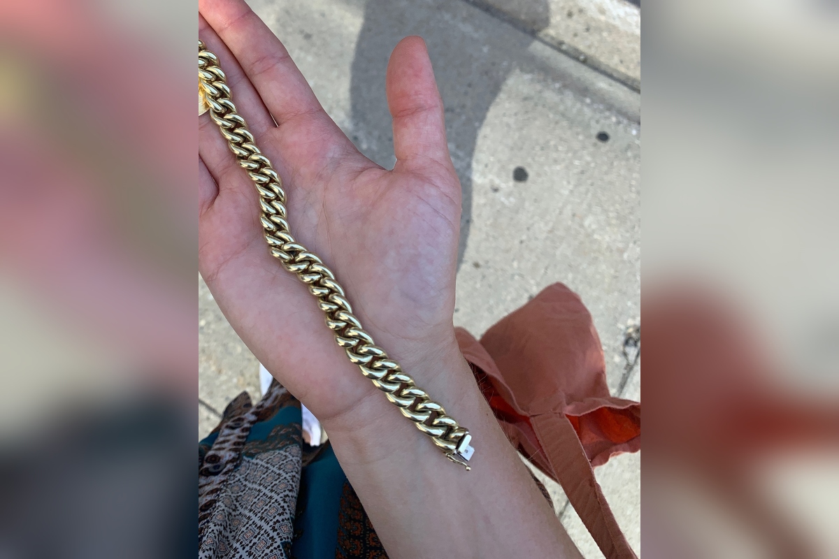 A 100-year-old bracelet has been returned to a Guelph woman.