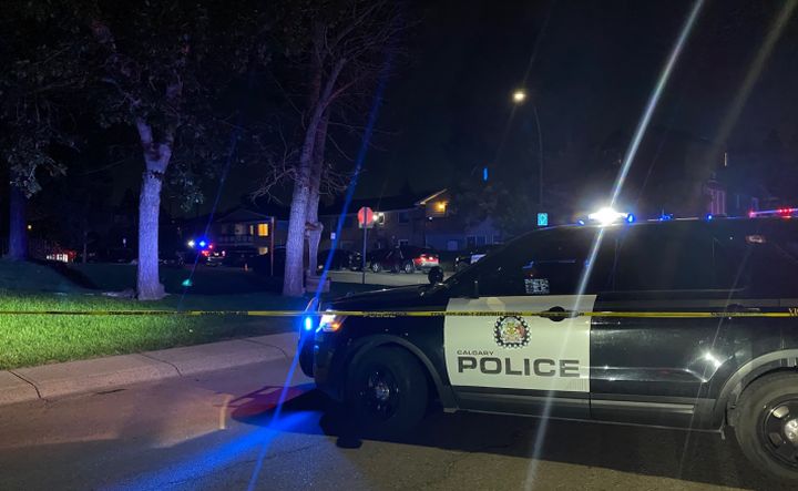 Calgary EMS said a person with a gunshot wound was picked up in the 2600 block of 16 Avenue S.E. at about 9 p.m.