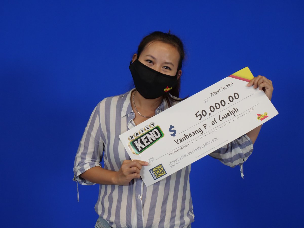 A Guelph mother has won $50,000. 