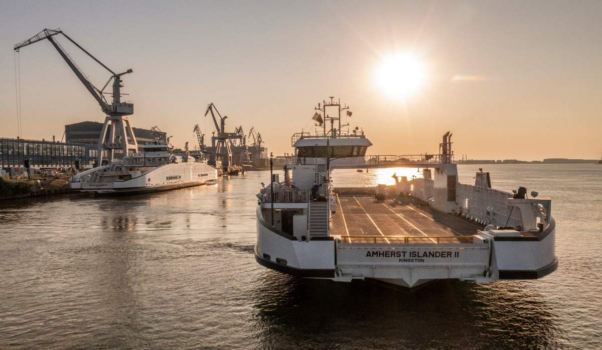Two new ferries destined for the Kingston area are now completely built and are sailing their way to the region. The ships are expected to be in the Kingston area in a few weeks. 