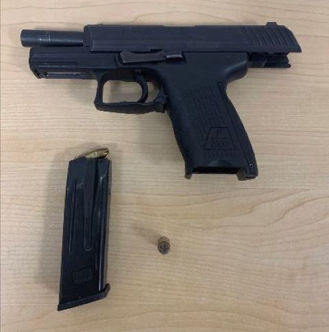 Officers seized a loaded handgun from a man who was involved in an altercation in downtown Barrie during the early morning hours of Saturday.