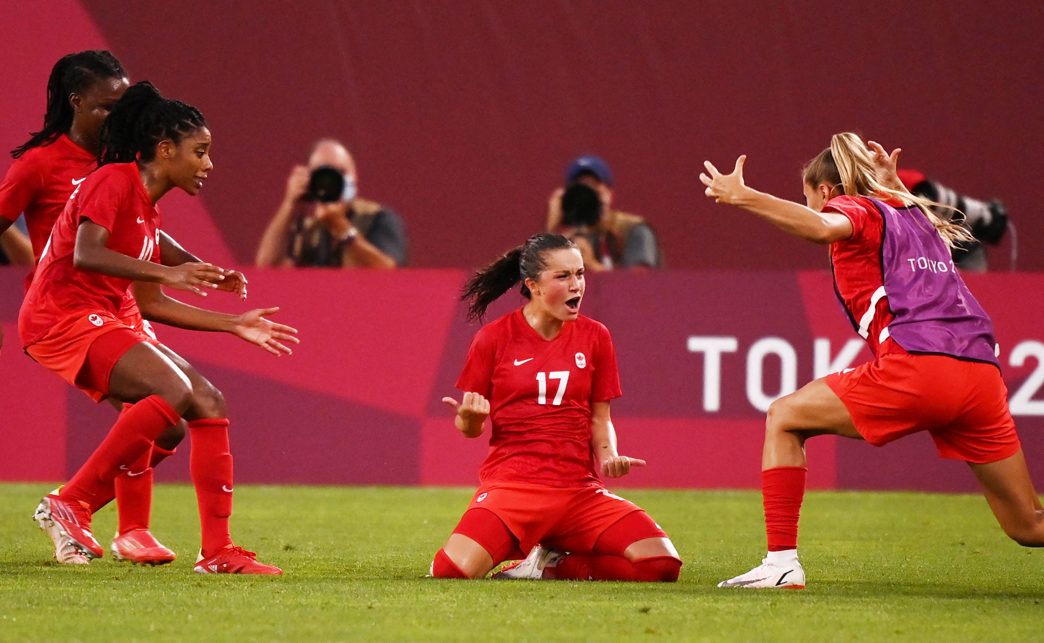 Canada Defeats Usa 1 0 In Women S Olympic Soccer National Globalnews Ca