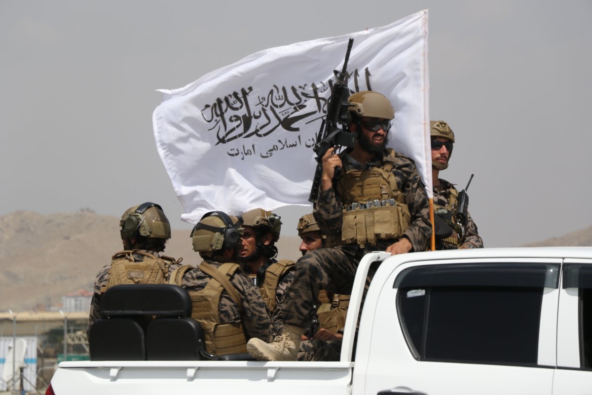 Taliban take control of Hamid Karzai International Airport after the completion of the U.S. withdrawal from Afghanistan, in Kabul on Aug. 31.