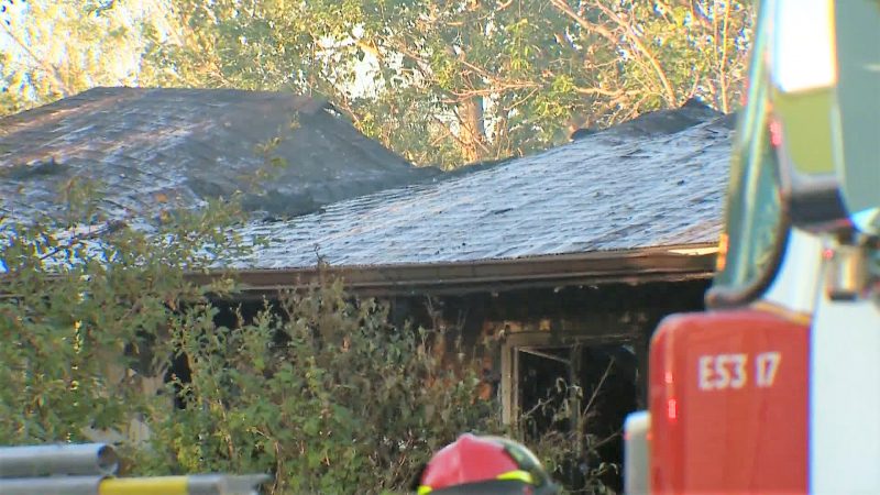The Calgary Fire Department responds to a house fire in the 10000 block of 86 Street Southeast on Thursday, Aug. 12, 2021.