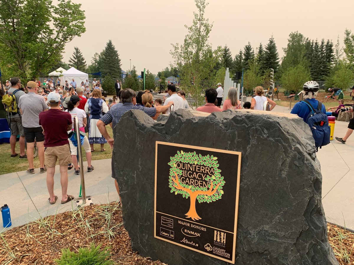 Quinterra Legacy Garden's grand opening in Calgary was held on Saturday, Aug. 14, 2021.