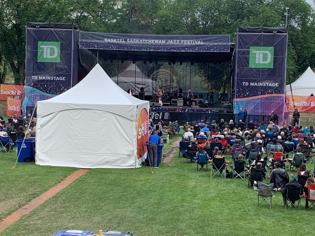 The 2021 Saskatchewan Jazz Festival at the Bess Gardens. 