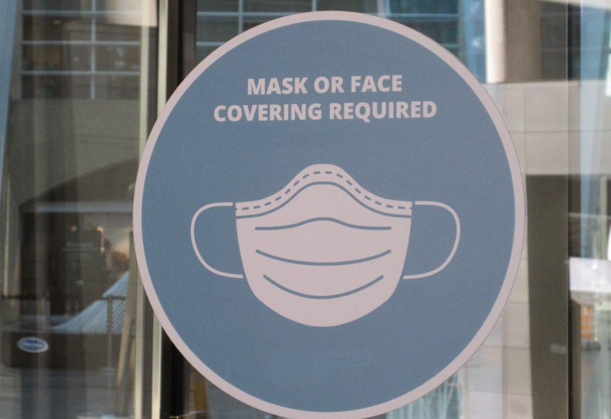 Peterborough police say a woman became irate with a store clerk and damaged property after refusing to wear a face mask inside the business.