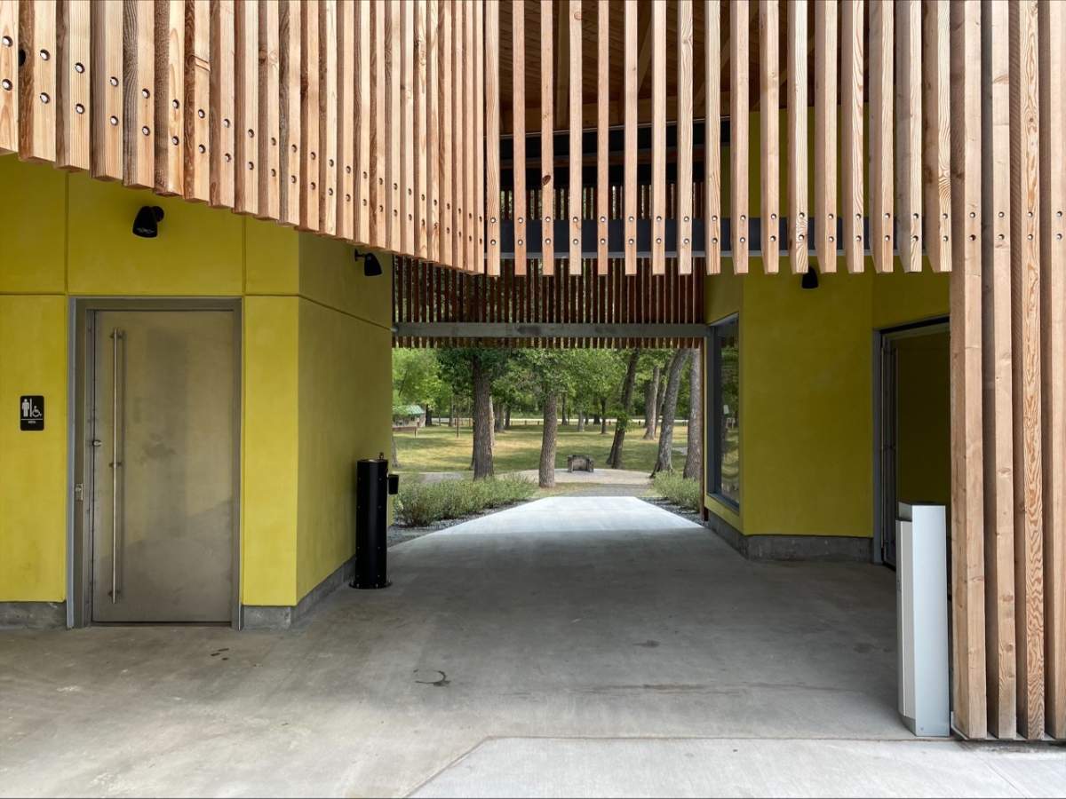 New pavilion at Crescent Drive Park.