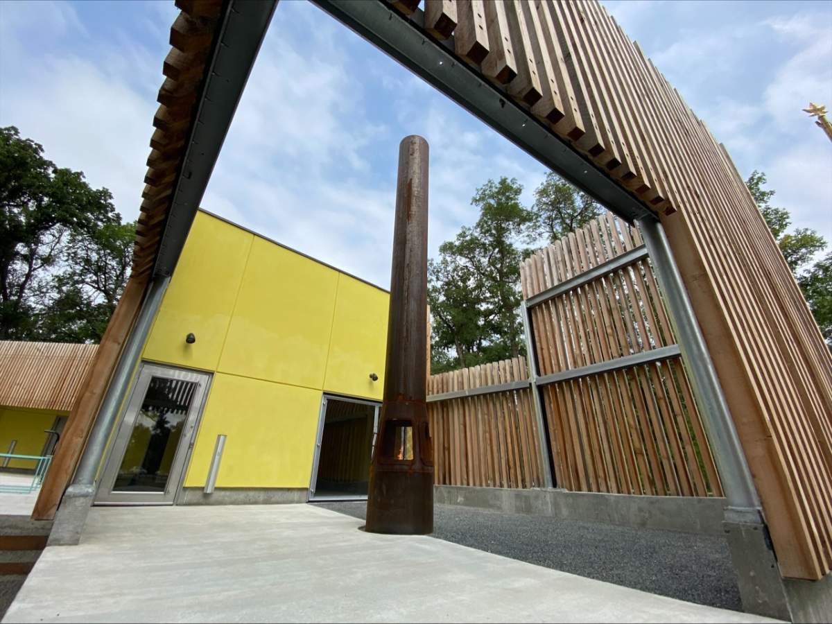 New pavilion at Crescent Drive Park.