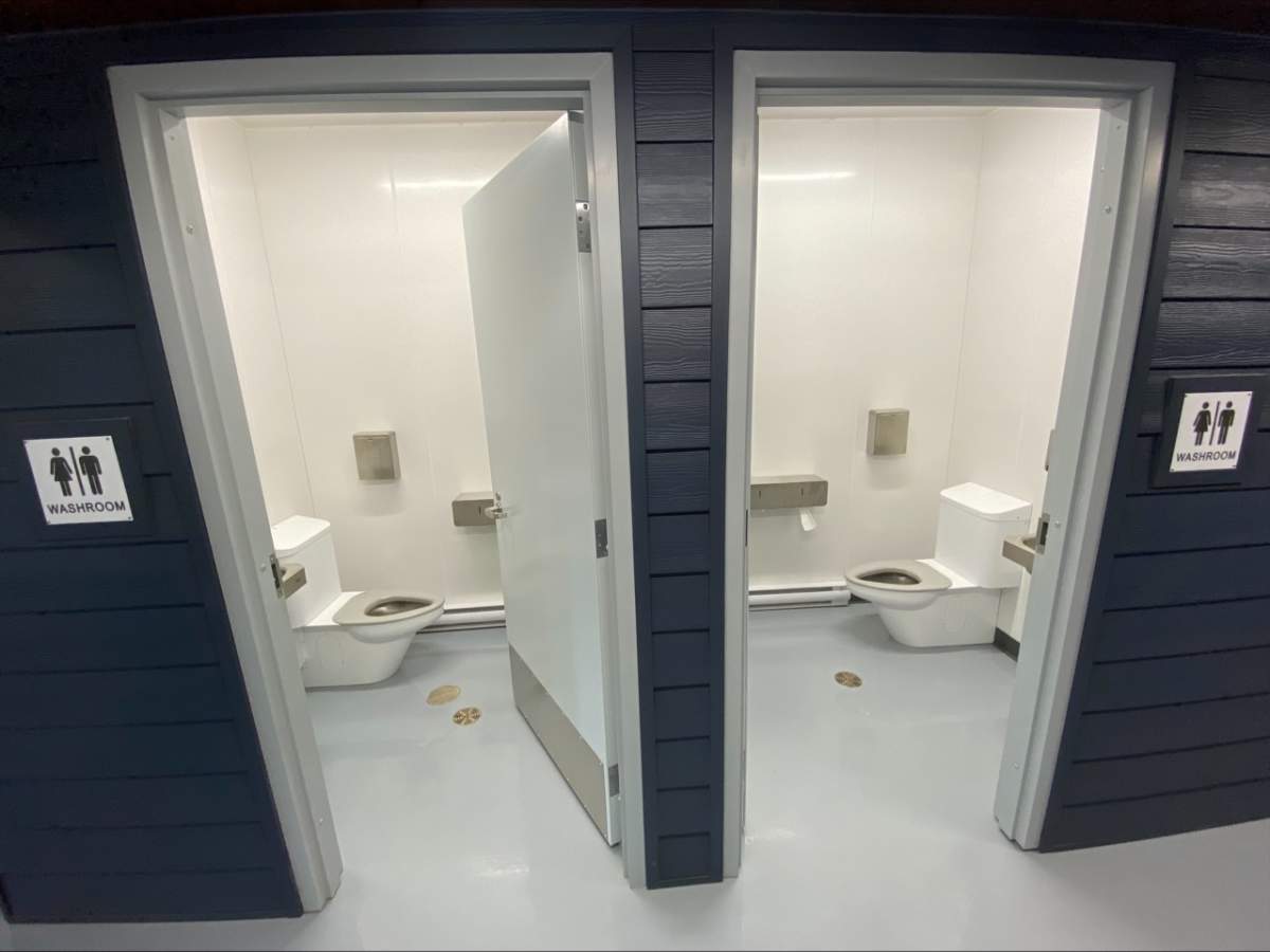 New modernized shelter and washroom facility at Little Mountain Park.