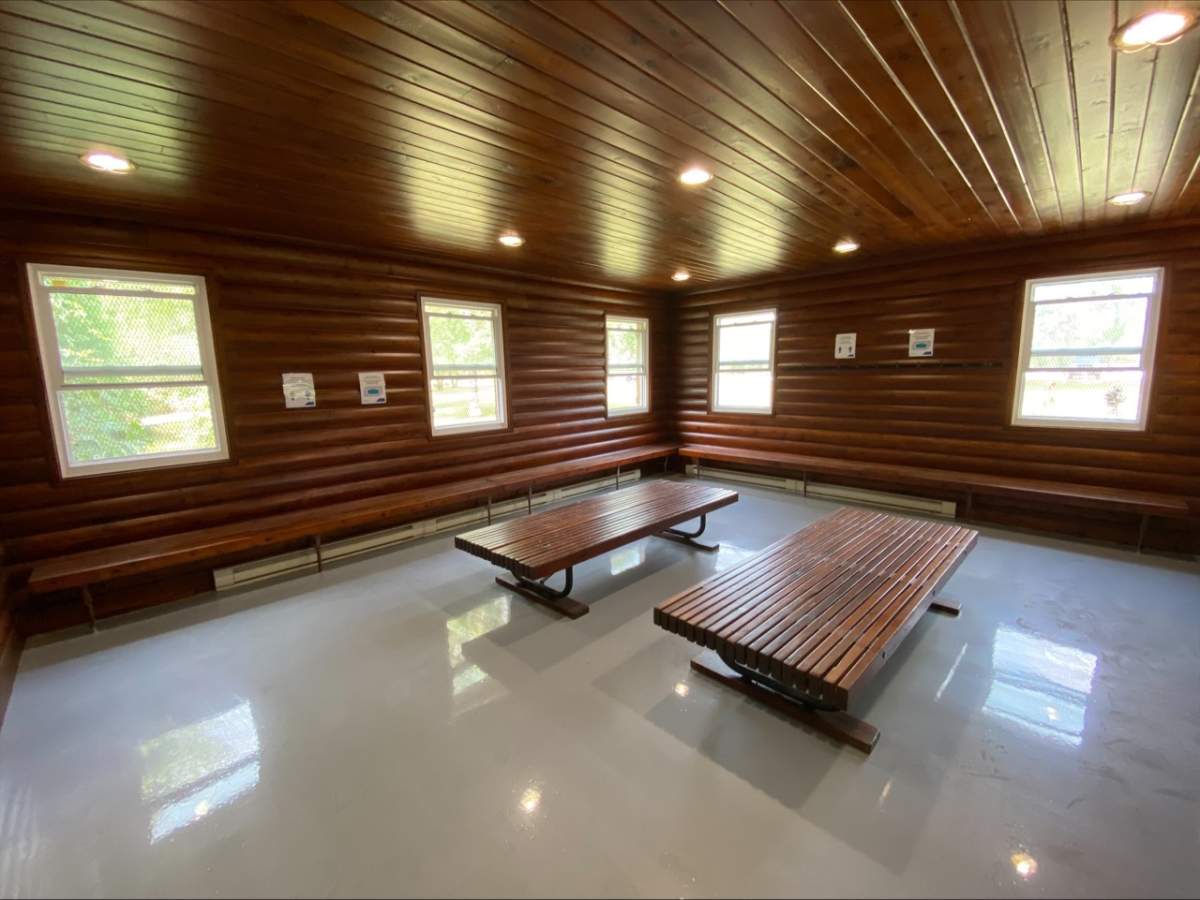 New modernized shelter and washroom facility at Little Mountain Park.